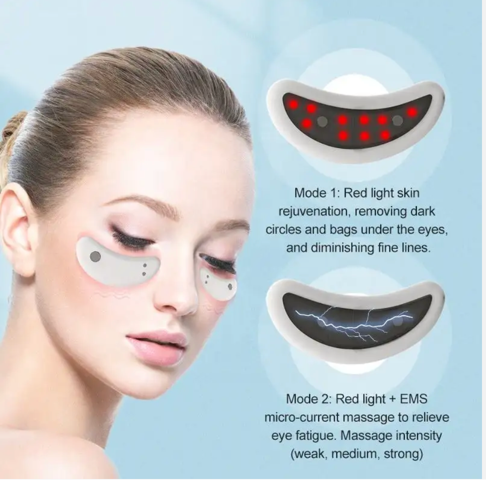 Eye patch's LED massager